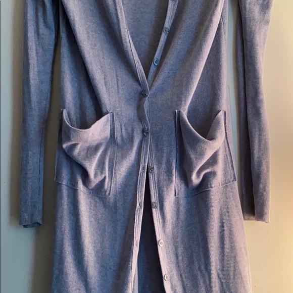 Decree Gray Cardigan Size XL - Picture 2 of 4